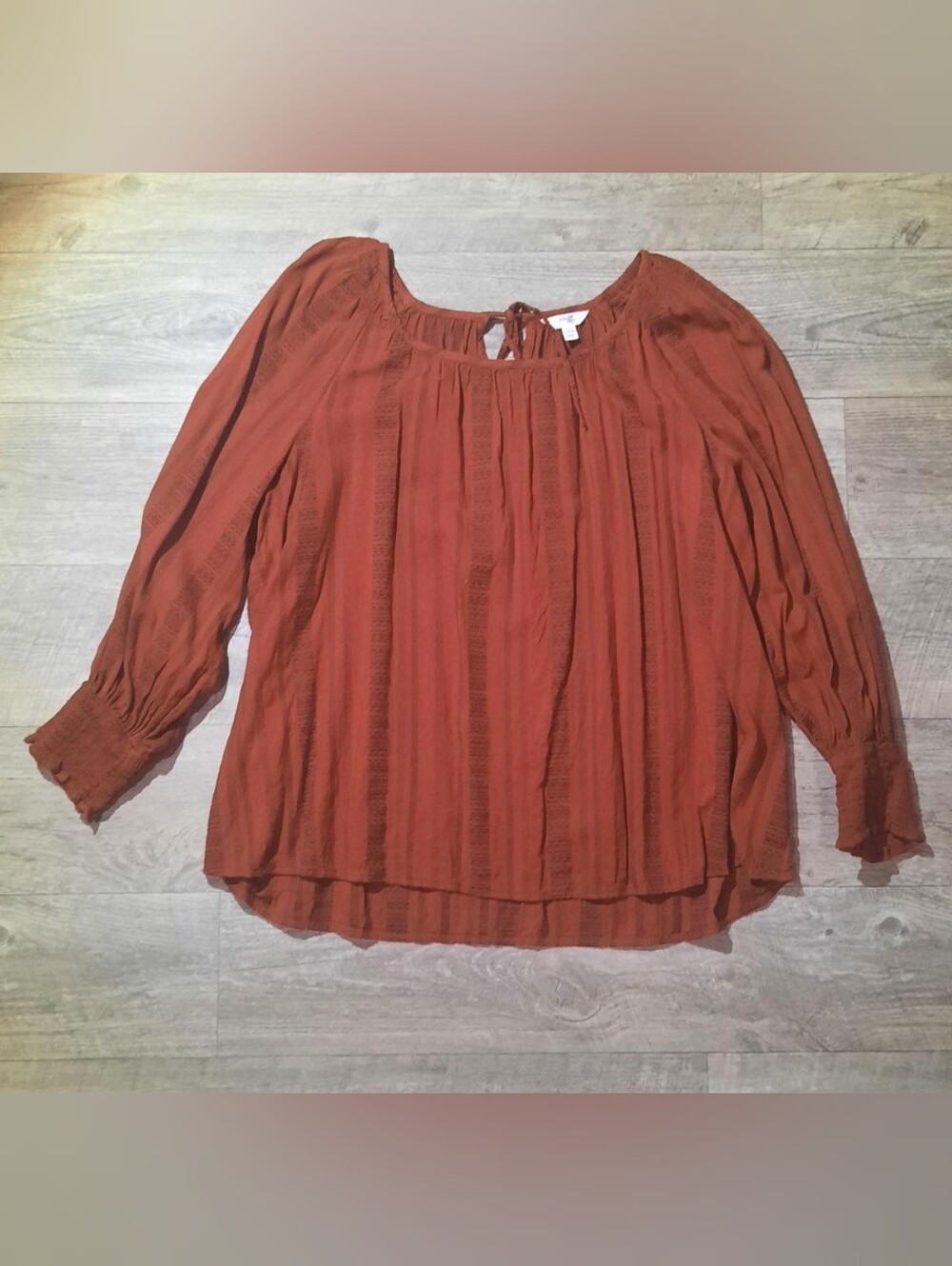 Terra & Sky Burnt Orange Tunic